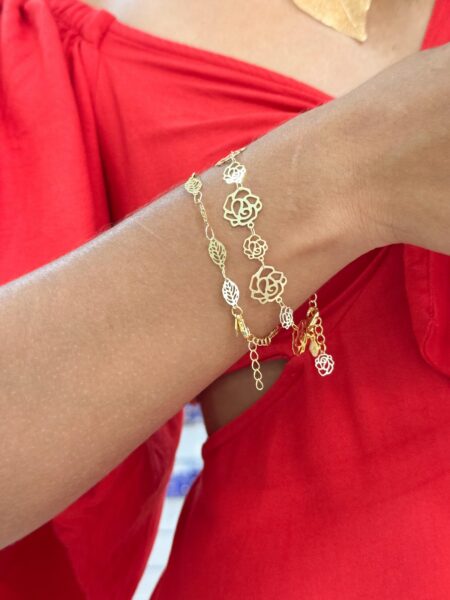 Pulseira flor
