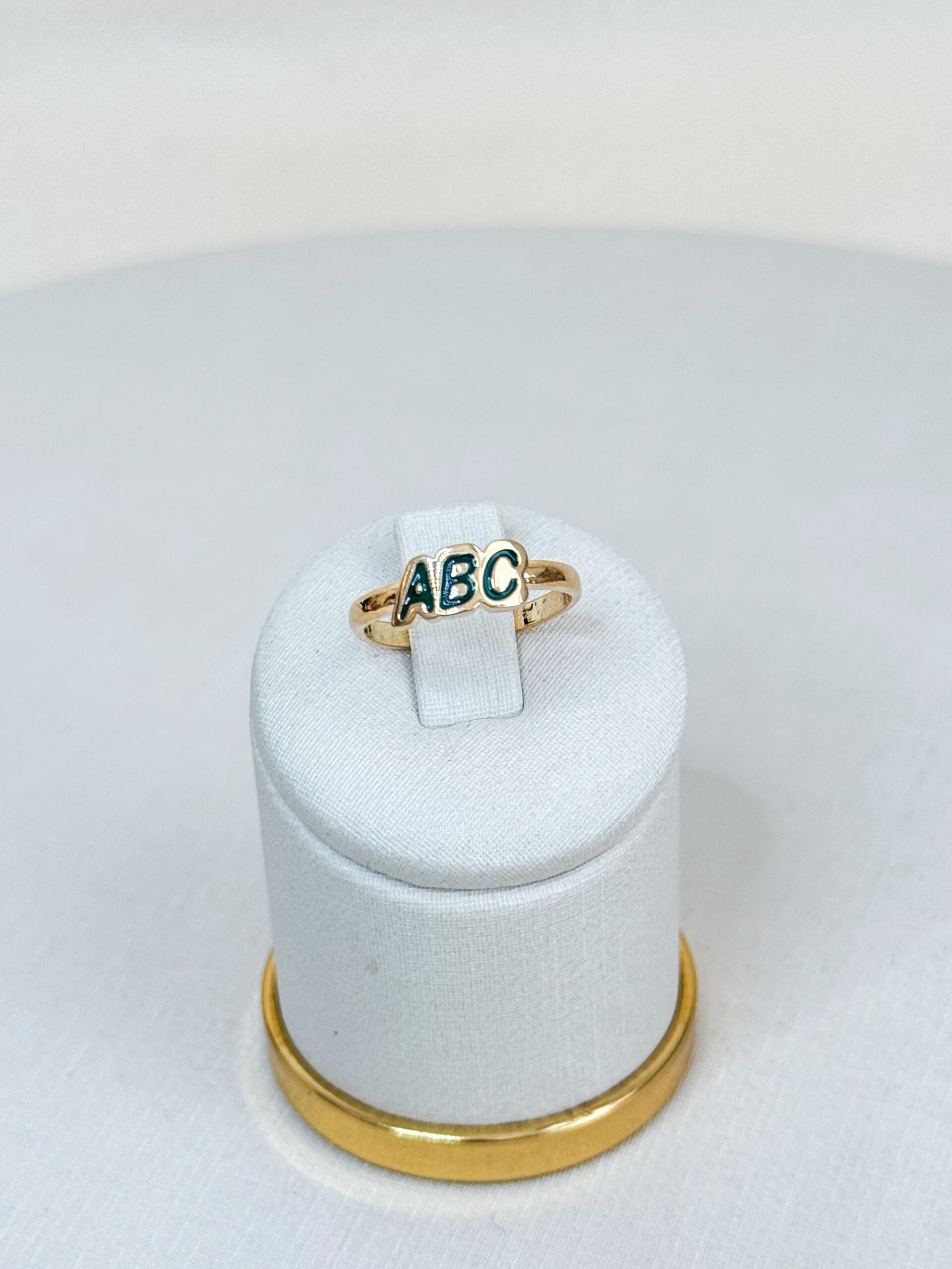 Anel ABC verde