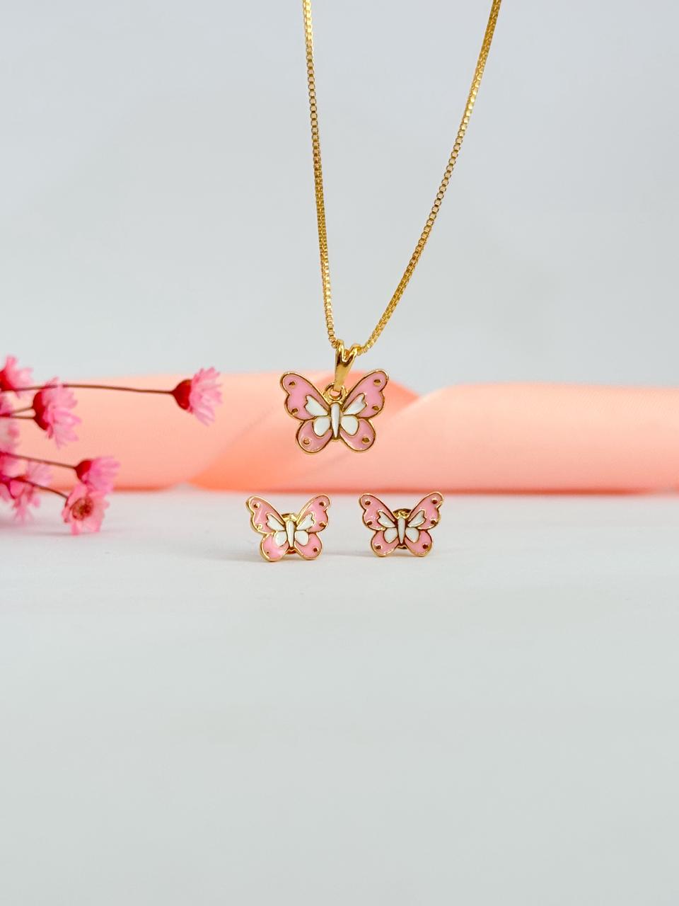 Conjunto Infantil Borboleta Candy