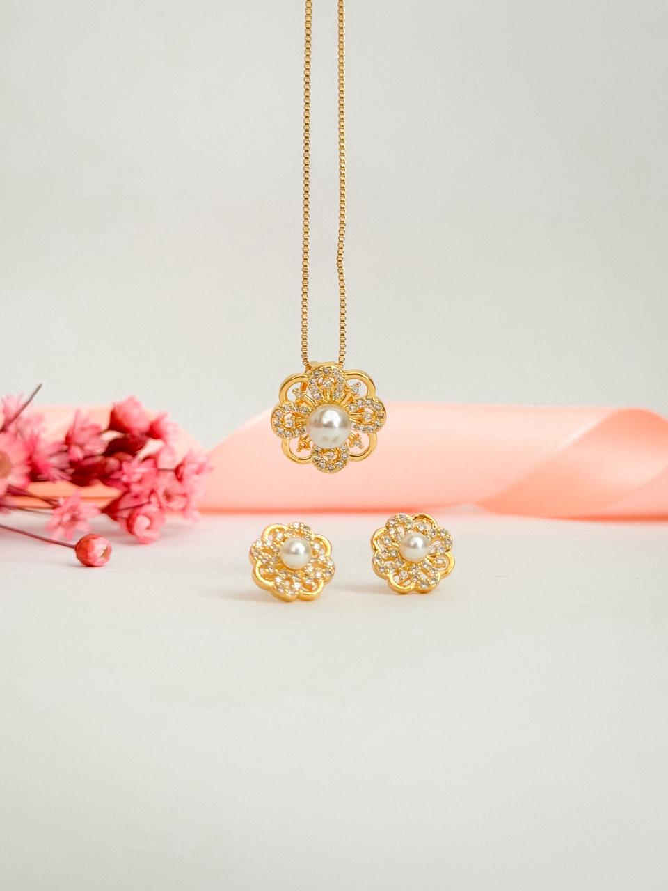 Conjunto Flor Pérola Luxo