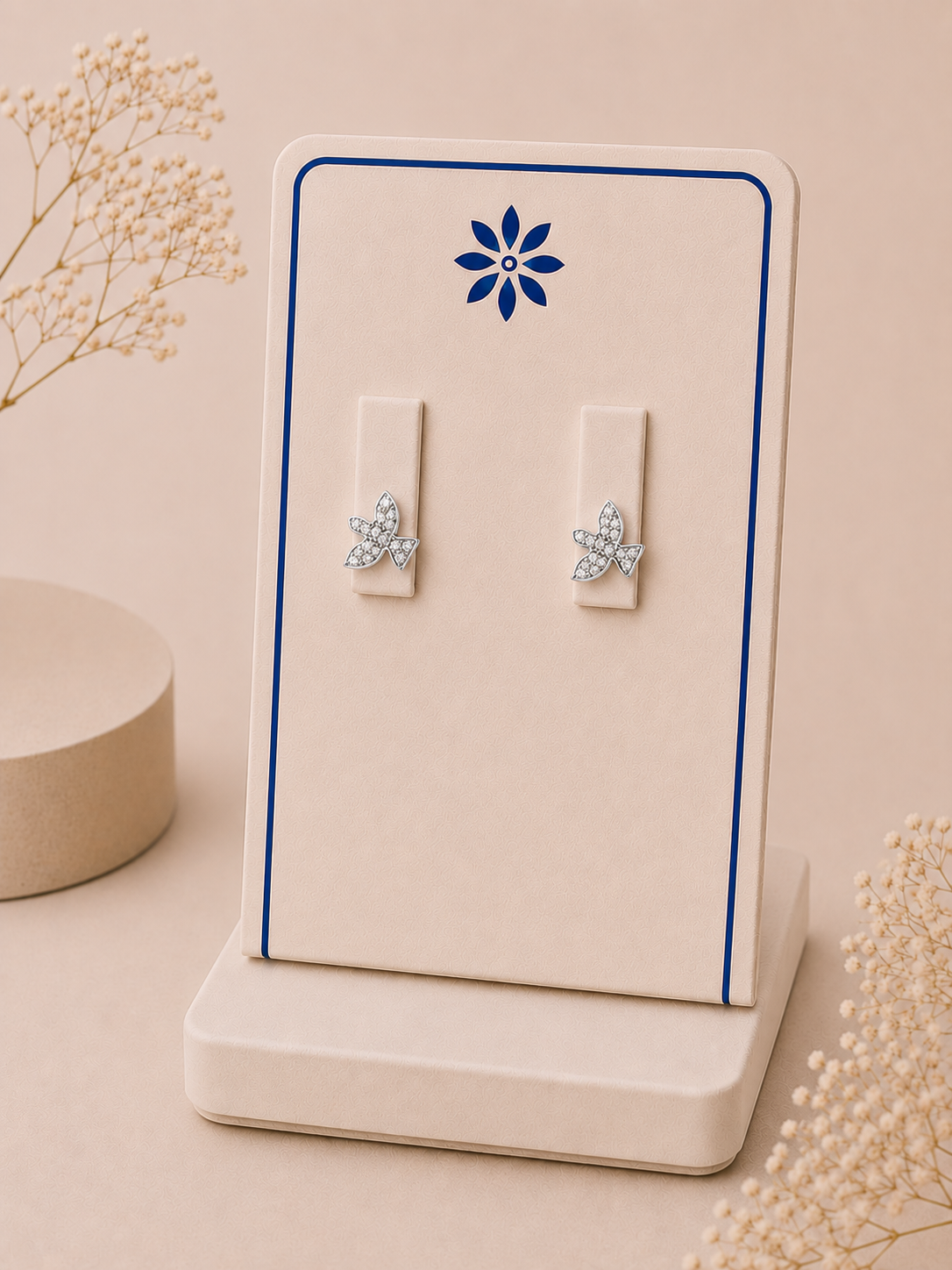 Brinco espirito santo iluminado banhado a prata