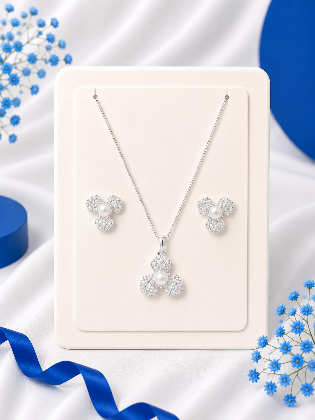 Conjunto Orquídea de pérolas