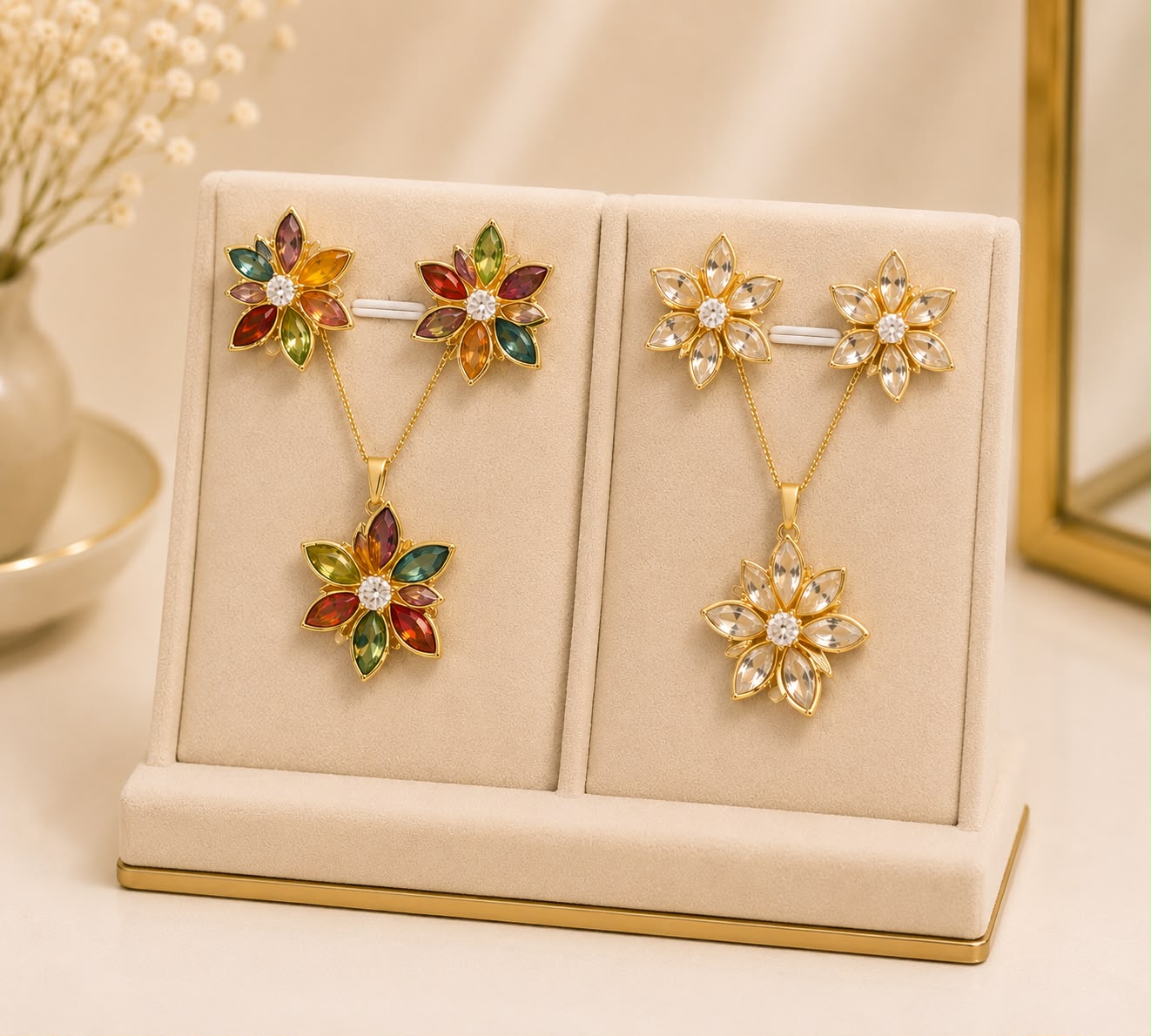 Conjunto Flor de Aurora 🌸✨