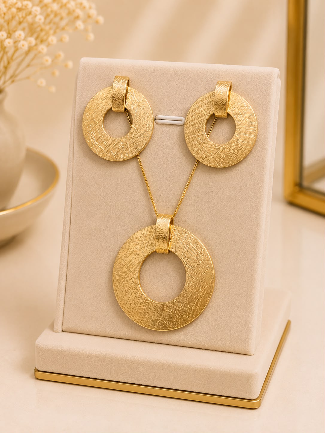 Conjunto Elo Dourado ✨