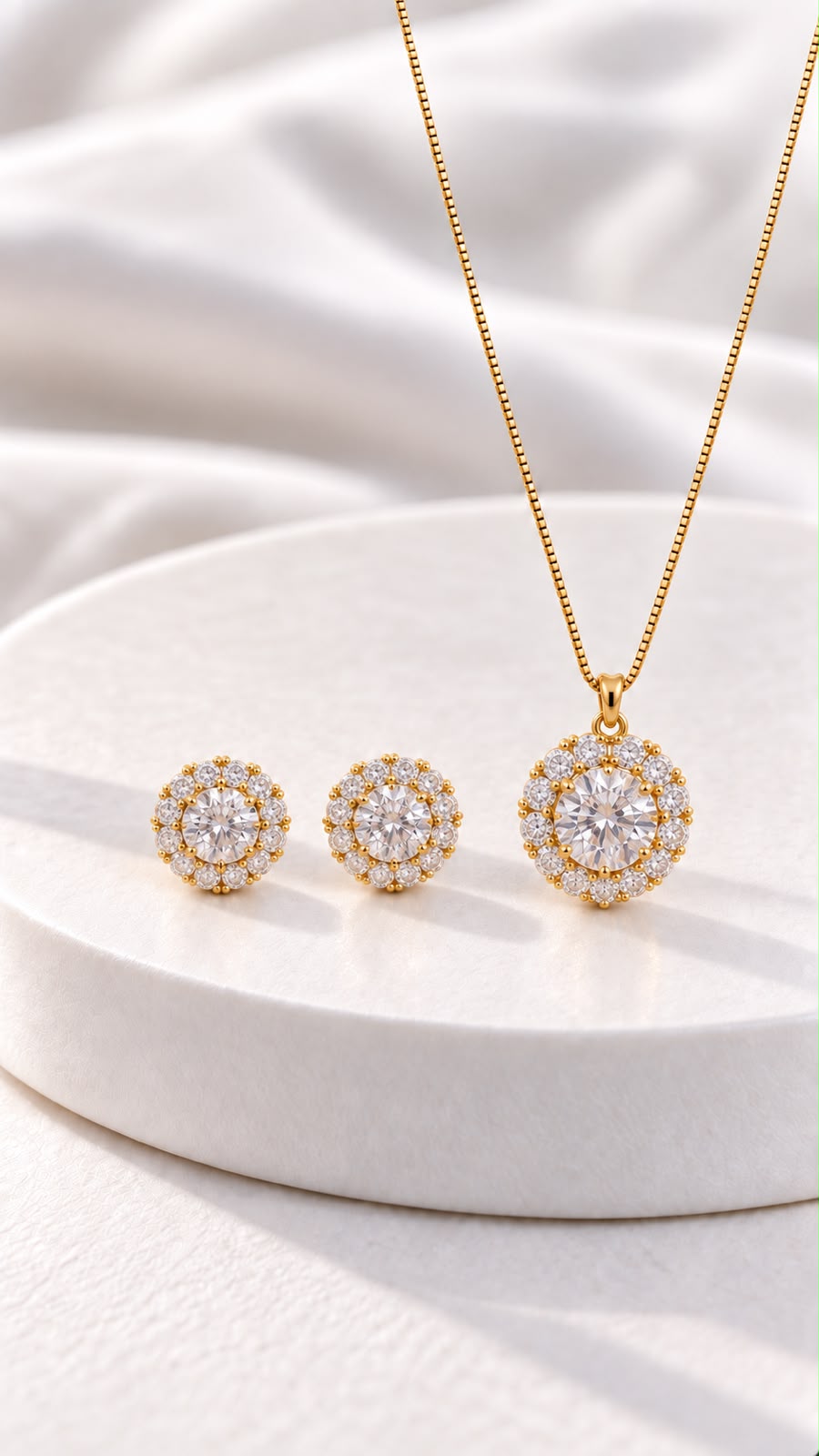 Conjunto ponto de luz com microzircônias