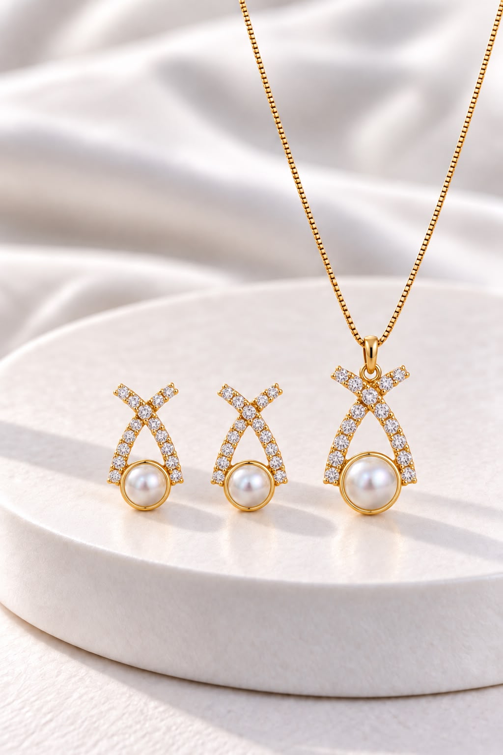 Conjunto cruzado com zirconias